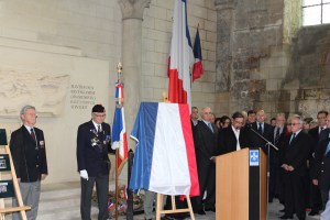 Dimanche 26 avril 2015. Église Saint-Pierre à Soissons lors de mon discours relatant l'histoire des 22 juifs déportés de Soissons et des Justes parmi les nations.