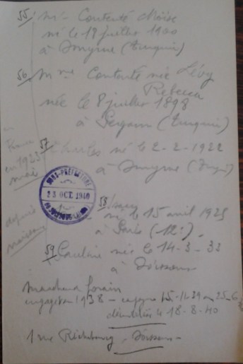 19401023 Déclaration CONTENTE